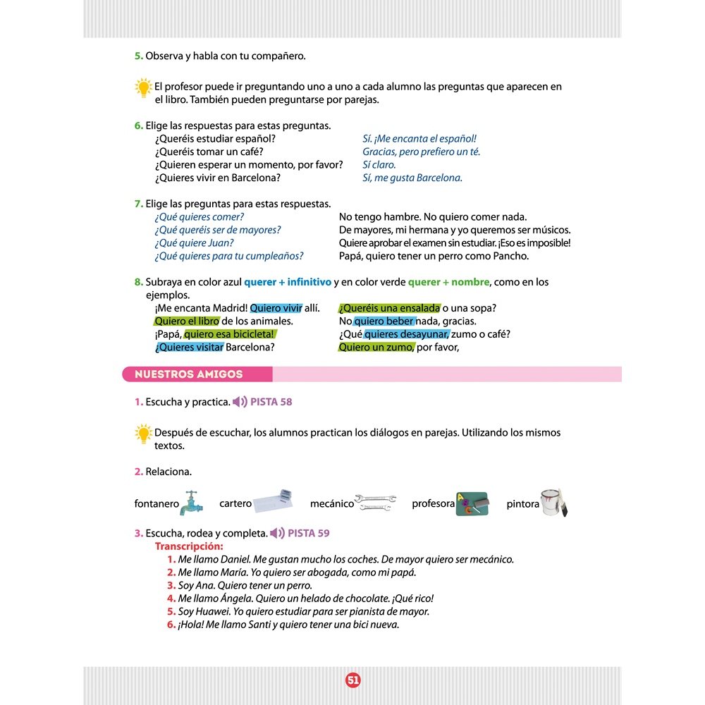 Español entre amigos. Guía del profesor. Curso 1 · Nivel A1