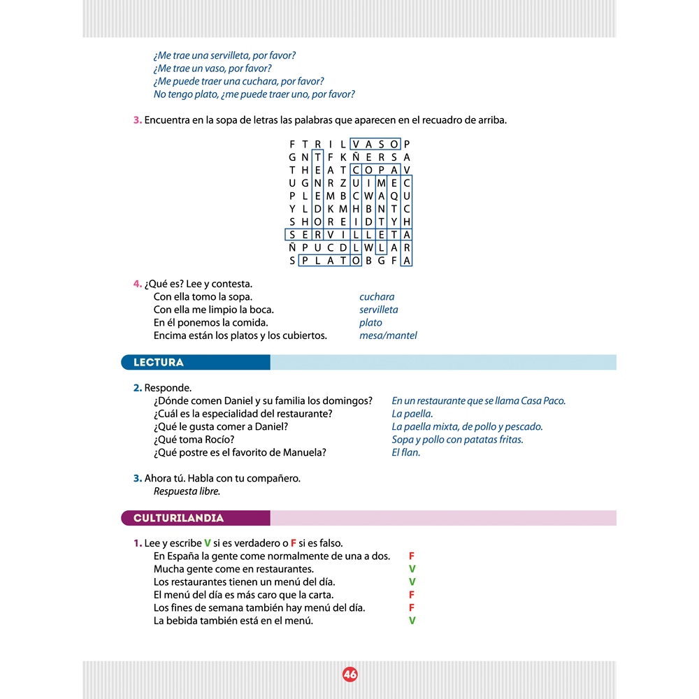 Español entre amigos. Guía del profesor. Curso 2 · Nivel A1