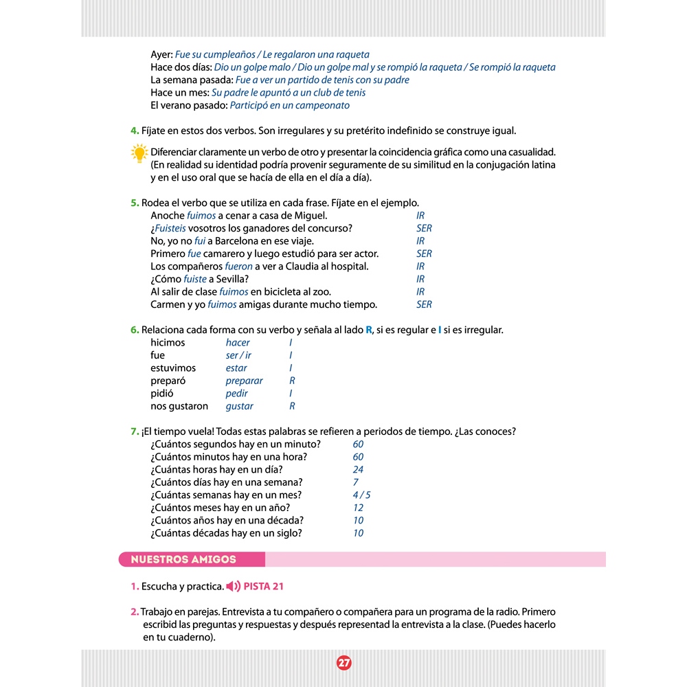Español entre amigos. Guía del profesor. Curso 3 · Nivel A2