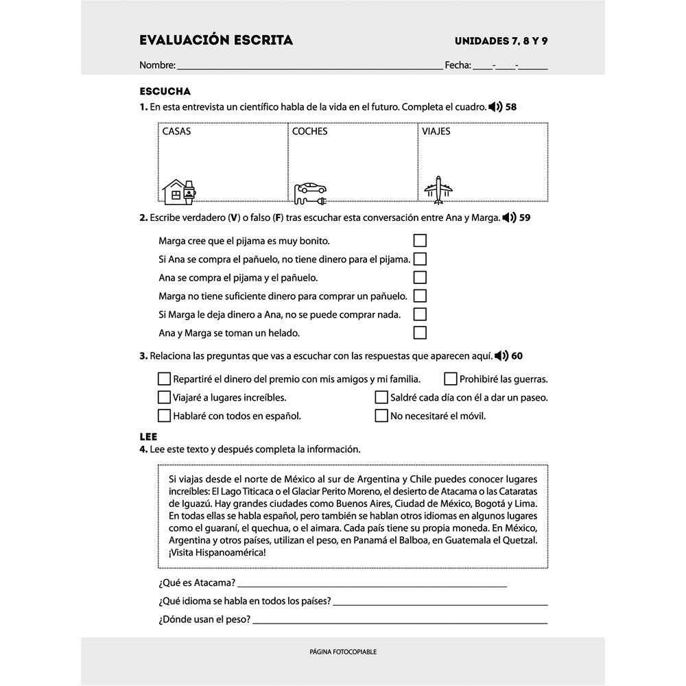 Español entre amigos. Guía del profesor. Curso 4 · Nivel A2