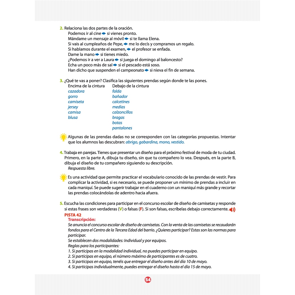 Español entre amigos. Guía del profesor. Curso 4 · Nivel A2