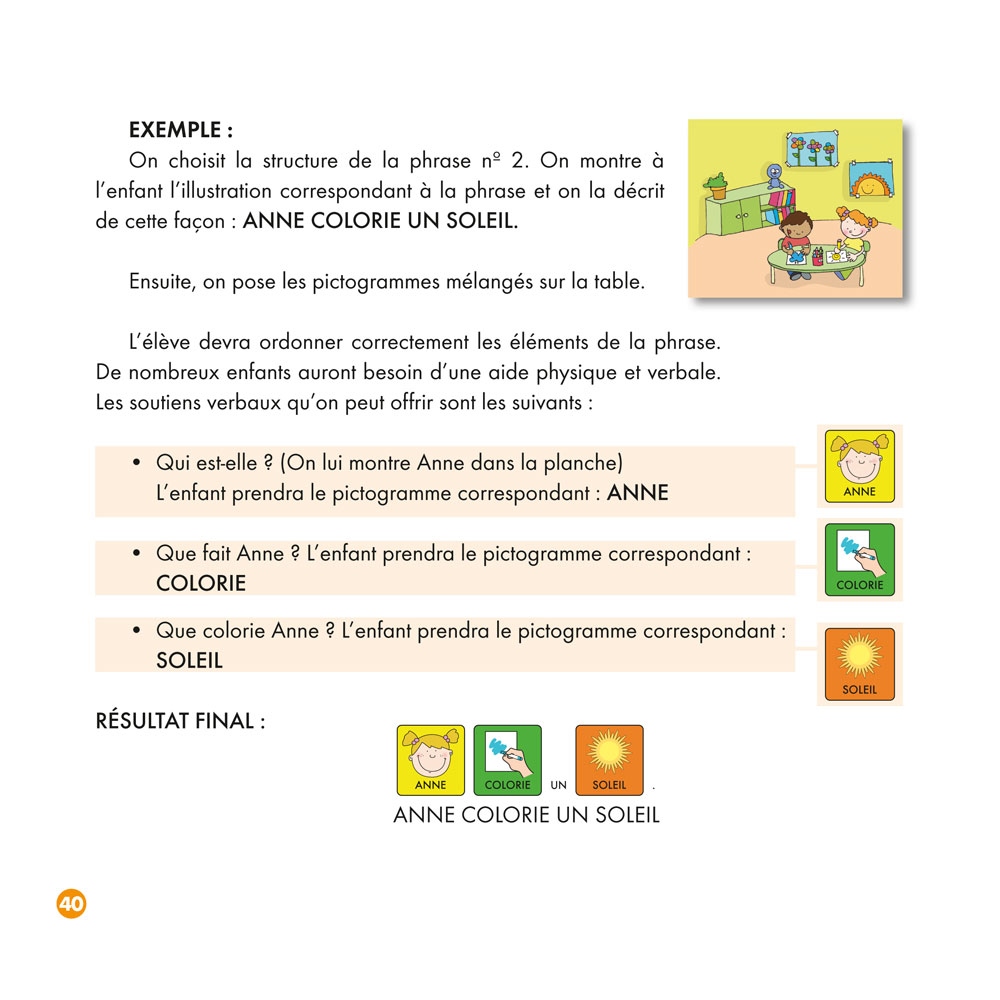 Jeux éducatif 'Anne va à l’école’ :...