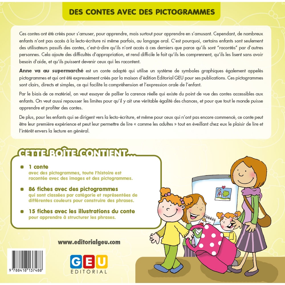 Anne va au supermarché - Avec des...