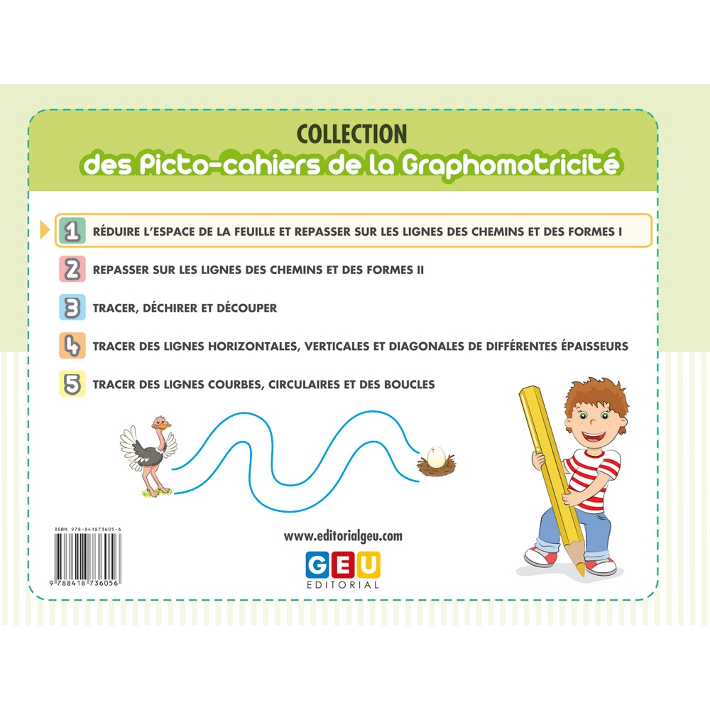 Le picto-cahier de la graphomotricité 1