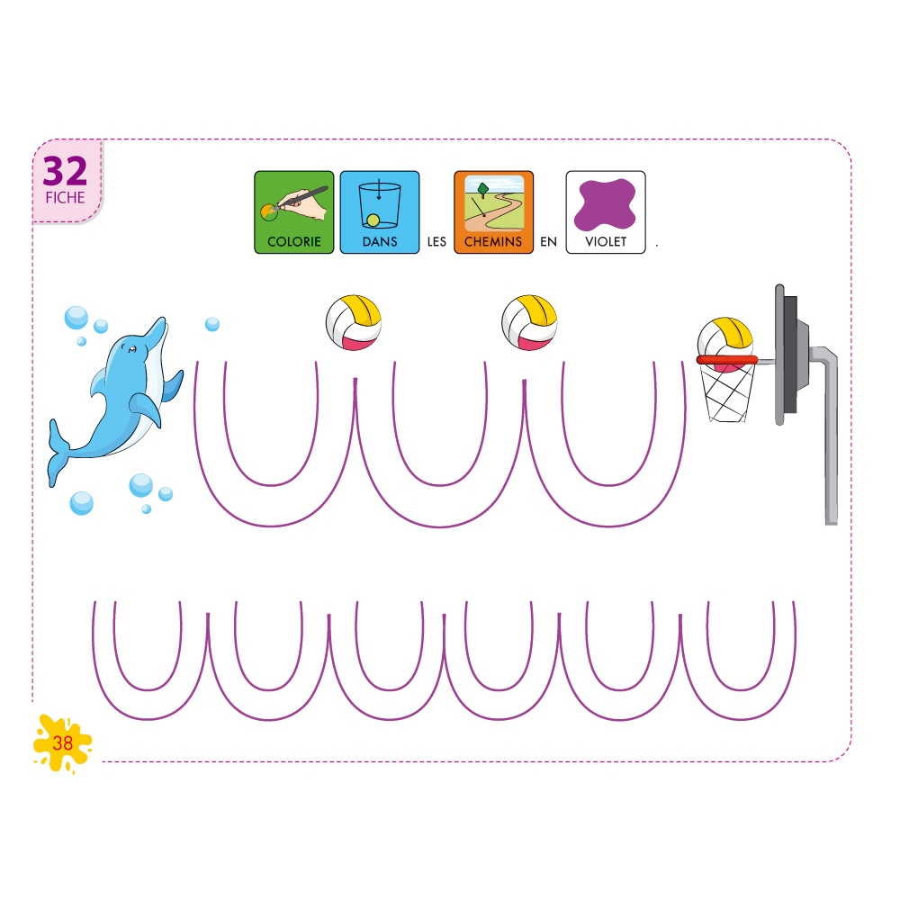 Le picto-cahier de la graphomotricité 2