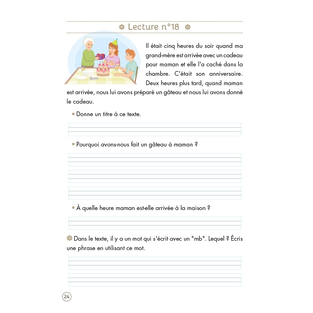 Pack cahiers de lecture et...