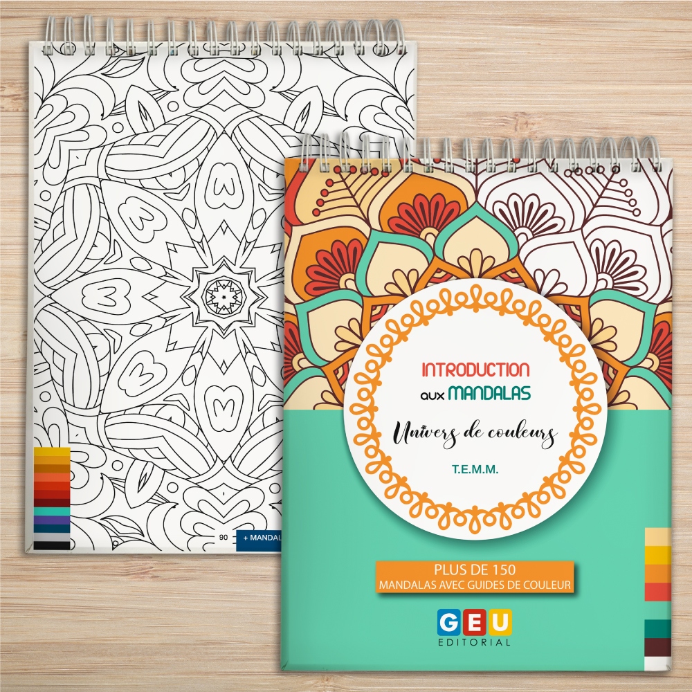 Kit Mandalas : cahier et 24 marqueurs...