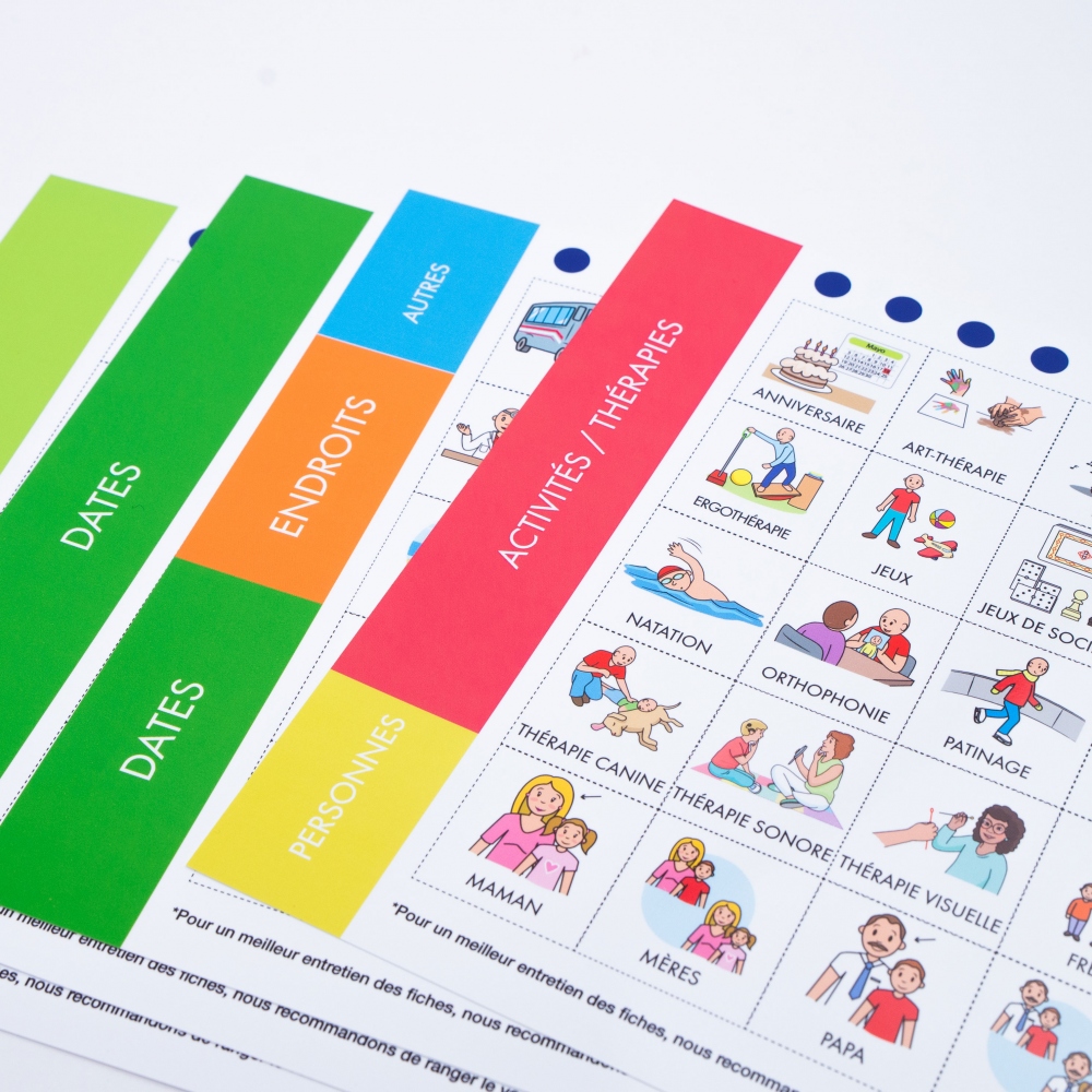 Tableau routine enfant. Calendrier...