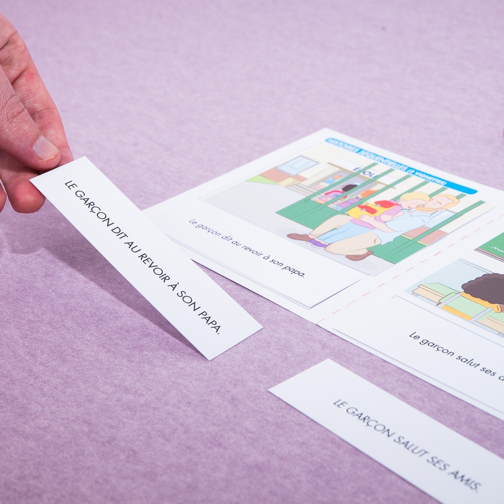 Jeu langage avec pictogramme pour...