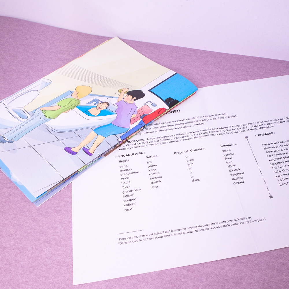 Jeu langage pour apprendre à parler...