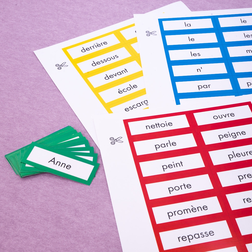 Jeu langage pour apprendre à parler...