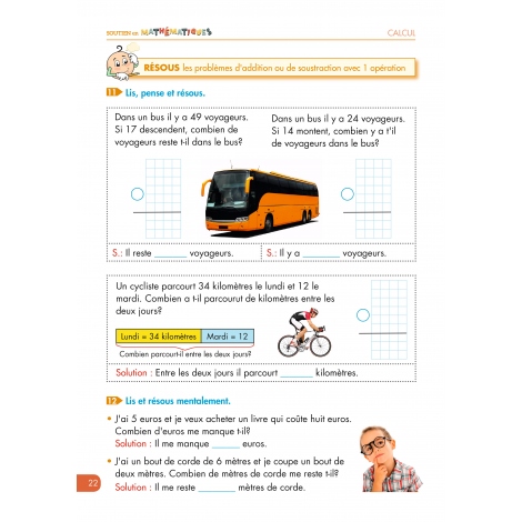 Cahiers de soutien mathématiques Calcul 2